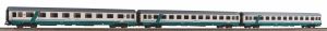 3er Set Personenwg. Eurofima - Piko 58252 Spur H0
