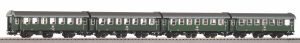 4er Set Umbauwg. Gastarbeite - Piko 58268 Spur H0