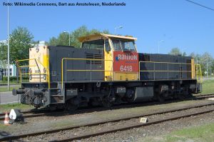 Diesellok/Sound 6400 Railion Logistics NL VI + 8pol. Dec. - Piko 59168 Spur H0
