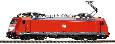 AC E-Lok BR 186 DB AG VI + lastg. Dec. - Piko 59853 Spur H0