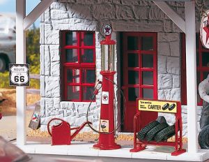 Antike US-Zapfs�ule Shell 1 St�ck mit Zubeh�r - Piko 62284 Spur 2m / G