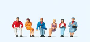 Sitzende Personen - Preiser 10095 Spur H0