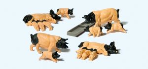 Schw�bisch H�llische Schweine - Preiser 10149 Spur H0