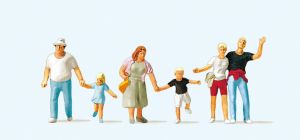 Laufende Passanten - Preiser 10326 Spur H0