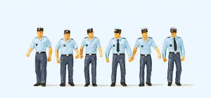 Polizisten in Sommeruniform, - Preiser 10341 Spur H0