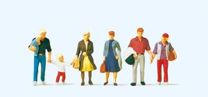 Gehende Reisende - Preiser 10517 Spur H0