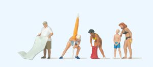 Bereit zum Sonnenbad - Preiser 10694 Spur H0