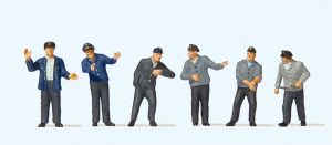 Lokf�hrer, Heizer. Epoche III - Preiser 10717 Spur H0