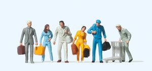 Gehende Reisende - Preiser 14000 Spur H0