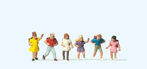 Schulkinder - Preiser 14074 Spur H0