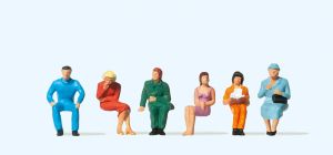 Sitzende Personen - Preiser 14095 Spur H0