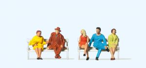 Sitzende Personen - Preiser 14101 Spur H0