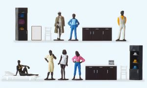 Ladeneinrichtung Modeboutiqu - Preiser 17700 Spur H0