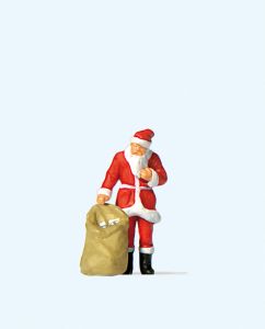 Weihnachtsmann mit Gabensack - Preiser 29027 Spur H0