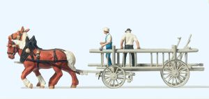 Leiterwagen. Fertigmodell - Preiser 30436 Spur H0