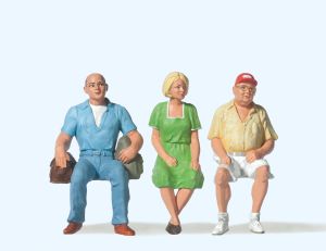 Sitzende Personen - Preiser 45080 Spur 2m / G