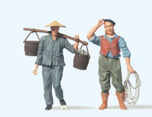 Arbeiter. Um 1900 - Preiser 45105 Spur 2m / G