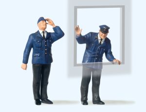 Stellwerkspersonal - Preiser 45124 Spur 2m / G