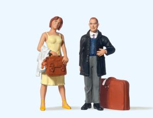 Wartende Reisende - Preiser 45149 Spur 2m / G