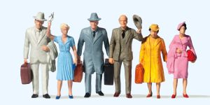 Reisende - Preiser 45150 Spur 2m / G