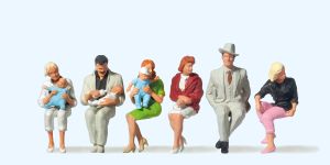 Sitzende Personen - Preiser 45151 Spur 2m / G