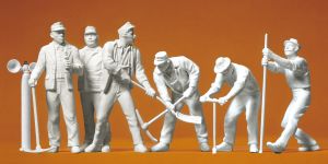 Gleisbauarbeiter. 6 Figuren - Preiser 45182 Spur 2m / G