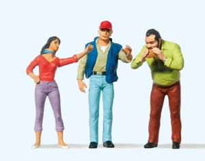 Lkw-Fahrer, Anhalterin (1:25) - Preiser 57004 Spur 2m / G