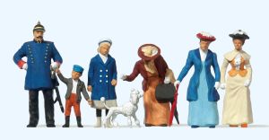 Passanten, Polizist. Um 1900 - Preiser 65303 Spur 0