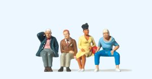 Sitzende Reisende - Preiser 65350 Spur 0