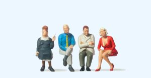 Sitzende Reisende - Preiser 65352 Spur 0