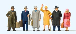 Stehende Reisende - Preiser 65366 Spur 0