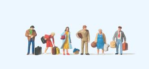 Wartende Reisende - Preiser 75001 Spur TT