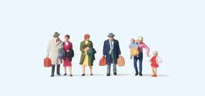 Gehende Reisende - Preiser 75038 Spur TT