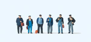 Industrie- und Hafenarbeiter - Preiser 75051 Spur TT