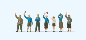 FDJ,Junge Pioniere - Preiser 75057 Spur TT