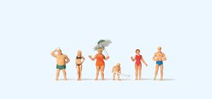 Familie Krause am Strand - Preiser 79070 Spur N