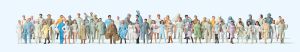 Reisende, Passanten. 60 Figur - Preiser 79251 Spur N