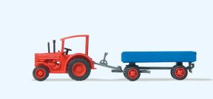 Hanomag-Schlepper mit Anh�nge - Preiser 79502 Spur N