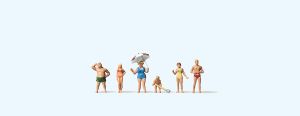 Familie Krause am Strand - Preiser 88524 Spur Z