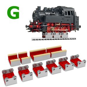 Set mit 6 Rollb�cke f�r Spur G - Proses PRR-G-06 Spur 2m / G