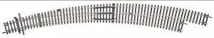 Bogenweiche rechts BWR-9/10 - Roco 42477 Spur H0