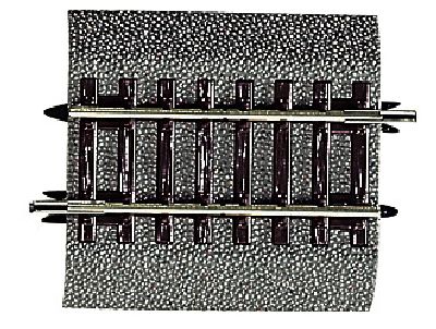 gerades Gleis G1/4 57,5mm - Roco 42513 Spur H0