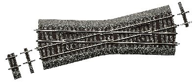 Kreuzung K-15 - Roco 42597 Spur H0