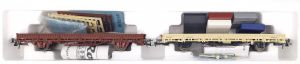 SBB Flach-Materialwagen-Set der M�ller Geleisebau - Roco 44068 Spur H0