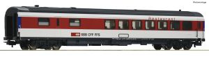 Eurocity Speisewagen SBB VI 1:100 - Roco 54168 Spur H0