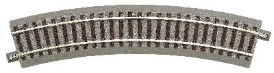 Gleis gebogen R2 = 358 mm, 30� - Roco 61122 Spur H0