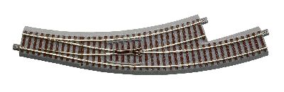 Bogenweiche R3-4 links - Roco 61154 Spur H0