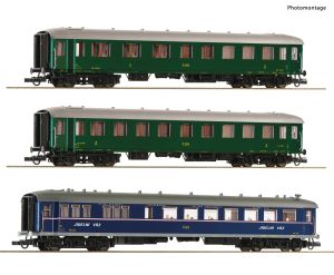 3er Set Schnellzugwag. CSD #1 - Roco 6200036 Spur H0