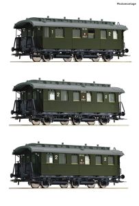 3er Set Perszug. PKP - Roco 6200059 Spur H0