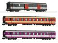 3er Set Personenwag. OEBB #1 - Roco 6200127 Spur H0